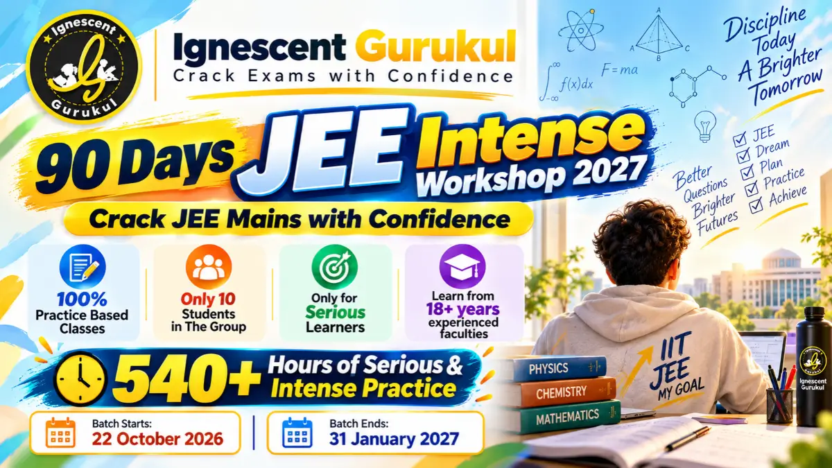 jee crash course 2027 in {location}